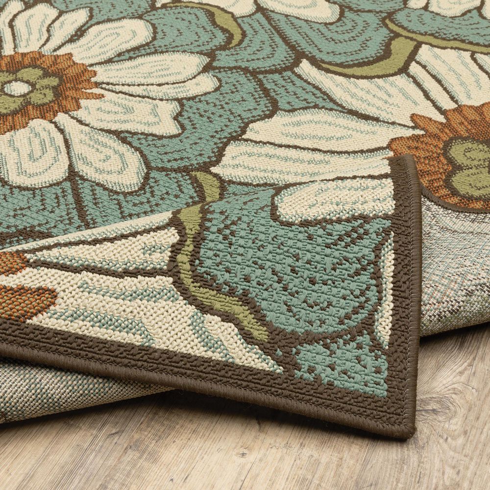 Oriental Weavers Montego 3444M Blue 5'3" x 7'6" Area Rug, , large