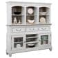 AVALON Buffet with Hutch in Distressed White and Antique Bronze, , large