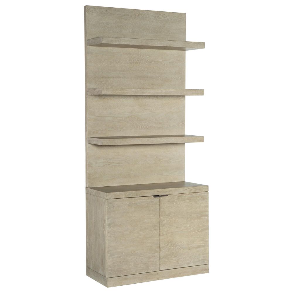 Hooker Furniture Cascade Bookcase Base and Hutch in Taupe, , large