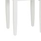 Linon Home Decor Claiborne Square Side Table in White, , large