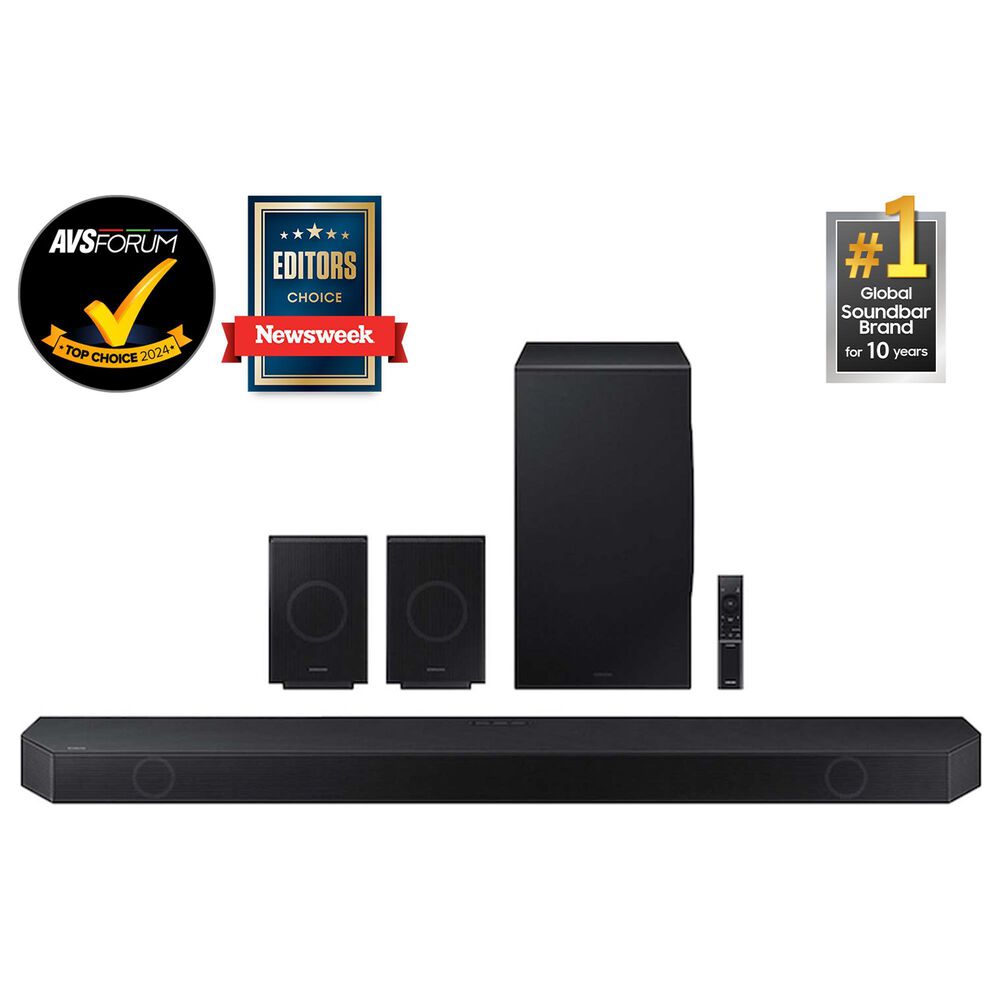 Samsung 85&quot; 4K QLED w/Soundbar Sys, , large