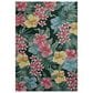 Loloi Botanical Midnight and Multicolor 7"10" x 11"2" Indoor/Outdoor Area Rug, , large