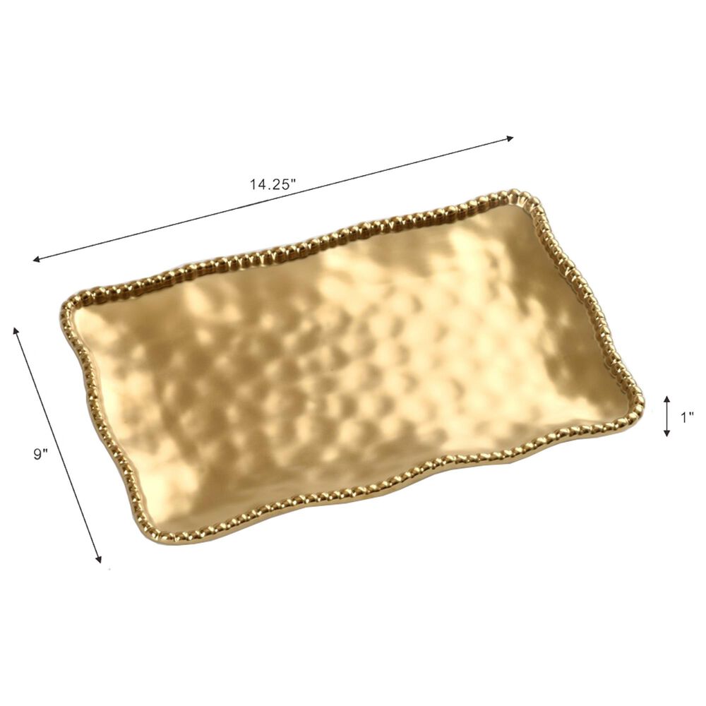 Pampa Bay 14&quot; Medium Platter in Gold, , large