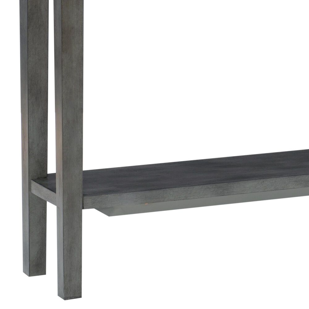 Linon Home Decor Sadie Console Table in Distressed Dark Grey, , large