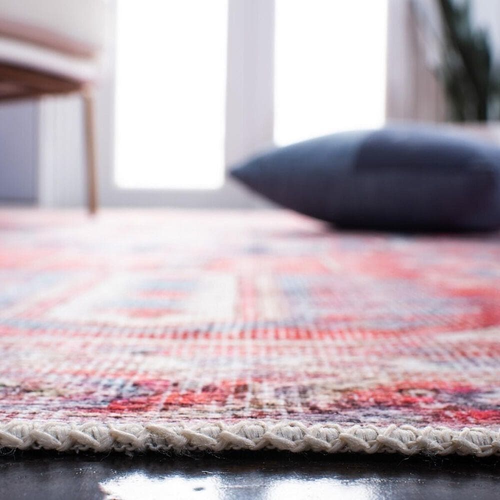 Safavieh Serapi Southwestern 6&#39;7&quot; x 9&#39; Red and Navy Area Rug, , large