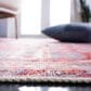 Safavieh Serapi Southwestern 6"7" x 9" Red and Navy Area Rug, , large