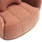 Jennifer Taylor Home Louie 30.5" Modern Dog Sofa Bed with Bone Pillow in Spice Orange, , large