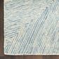 Nourison Pure Angles Ivory and Blue 3"9" x 5"9" Area Rug, , large