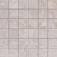 MS International Ansello Ivory 2" x 2" Square on 12" x 12" Ceramic Mosaic Sheet, , large