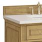 James Martin Vanities Lorelai 36" Single Vanity in Light Natural Oak with 3 cm Lime Delight Quartz Top, , large