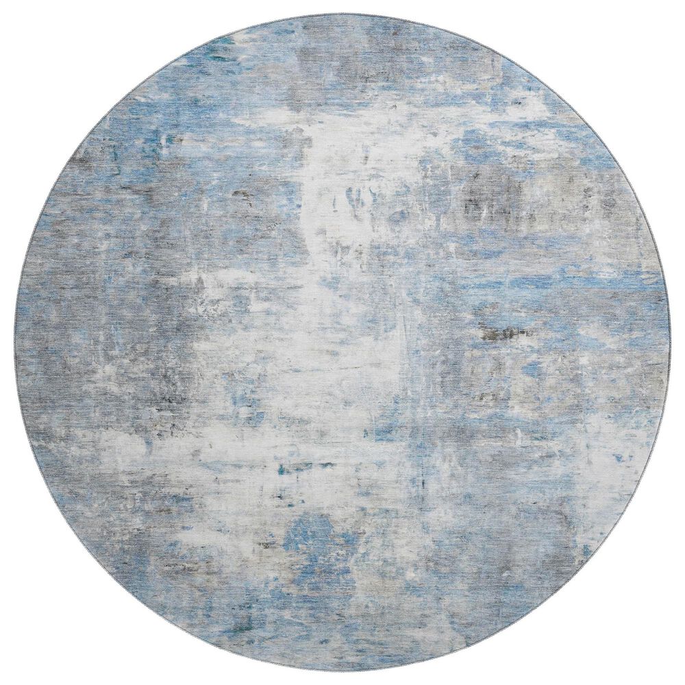Dalyn Rug Company Ravenna RN1 8" Round Blue Area Rug, , large