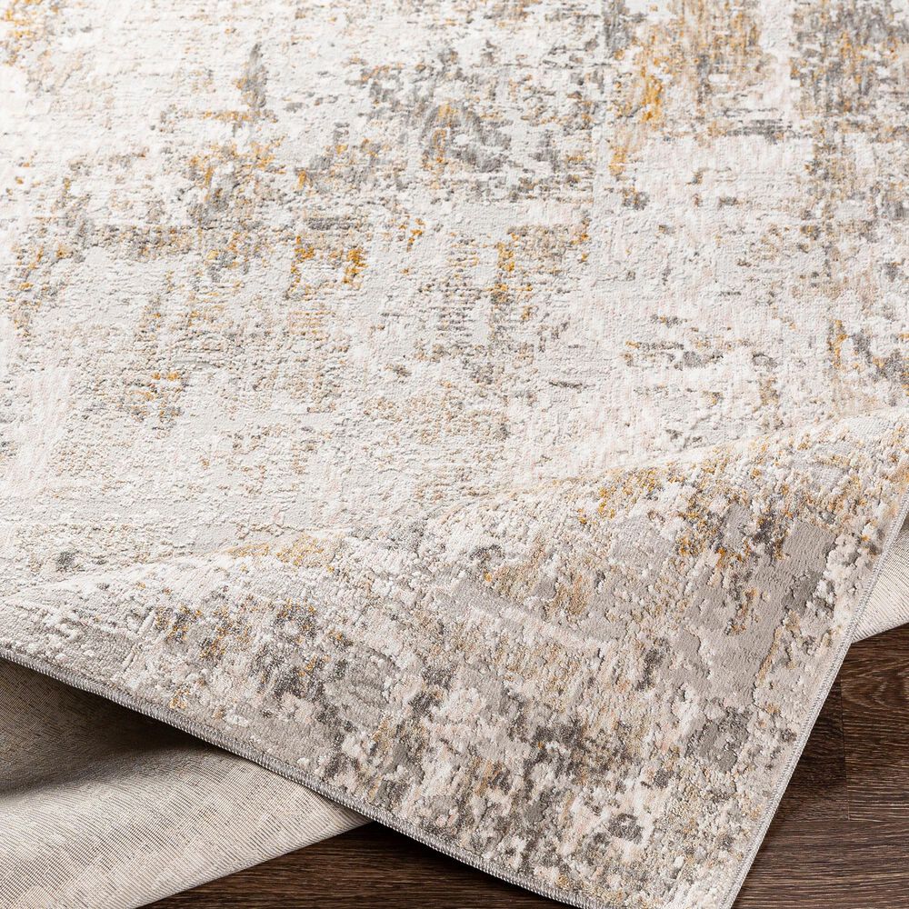 Surya Carmel 5&#39; x 7&#39;3&quot; Camel, Mustard, Navy and Light Gray Area Rug, , large
