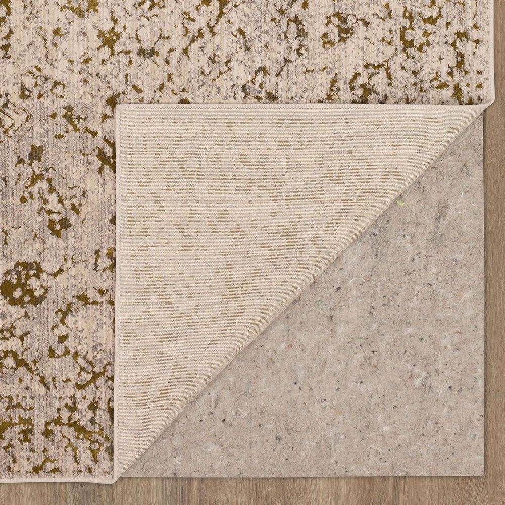 Karastan Axiom Chisel 92116-00527 5&#39;3&quot; x 7&#39;10&quot; Gold Area Rug, , large