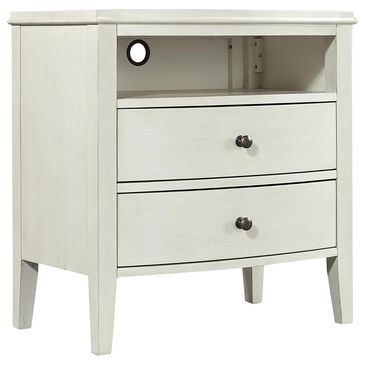 Riva Ridge Charlotte 2-Drawer Nightstand in White, , large