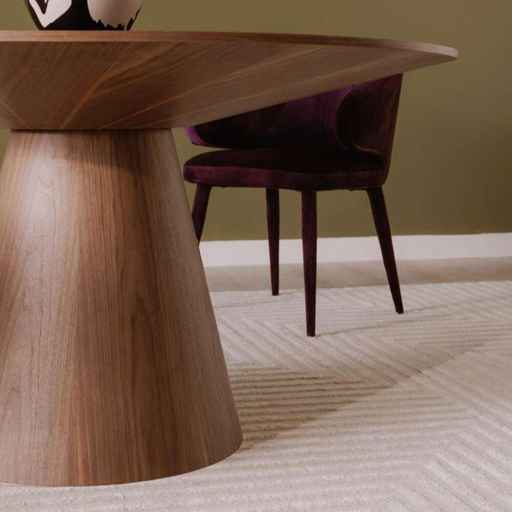 Moe&#39;s Home Collection Otago Round Dining Table in Brown - Table Only, , large