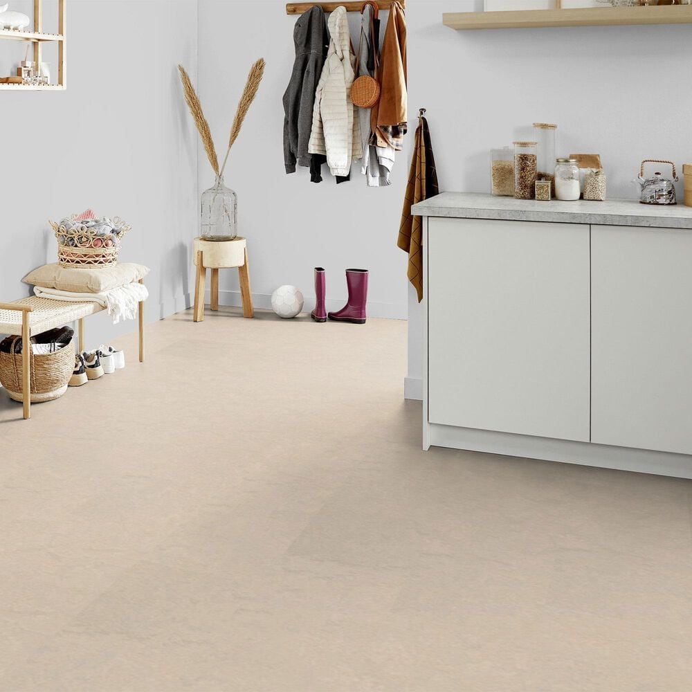 Forbo Marmoleum Cinch Loc Seal 12&quot; x 12&quot; Laminate Tile in Edelweiss, , large