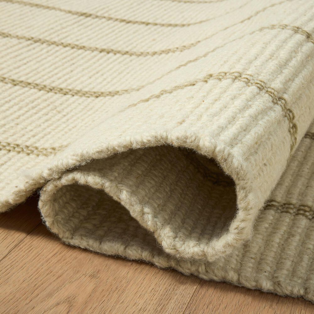 Amber Lewis x Loloi Harlan Ivory and Sage 9'6" x 13'6" Area Rug, , large