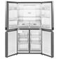 Whirlpool 36" 4-Door French Door Refrigerator in Fingerprint Resistant Metallic Steel, , large