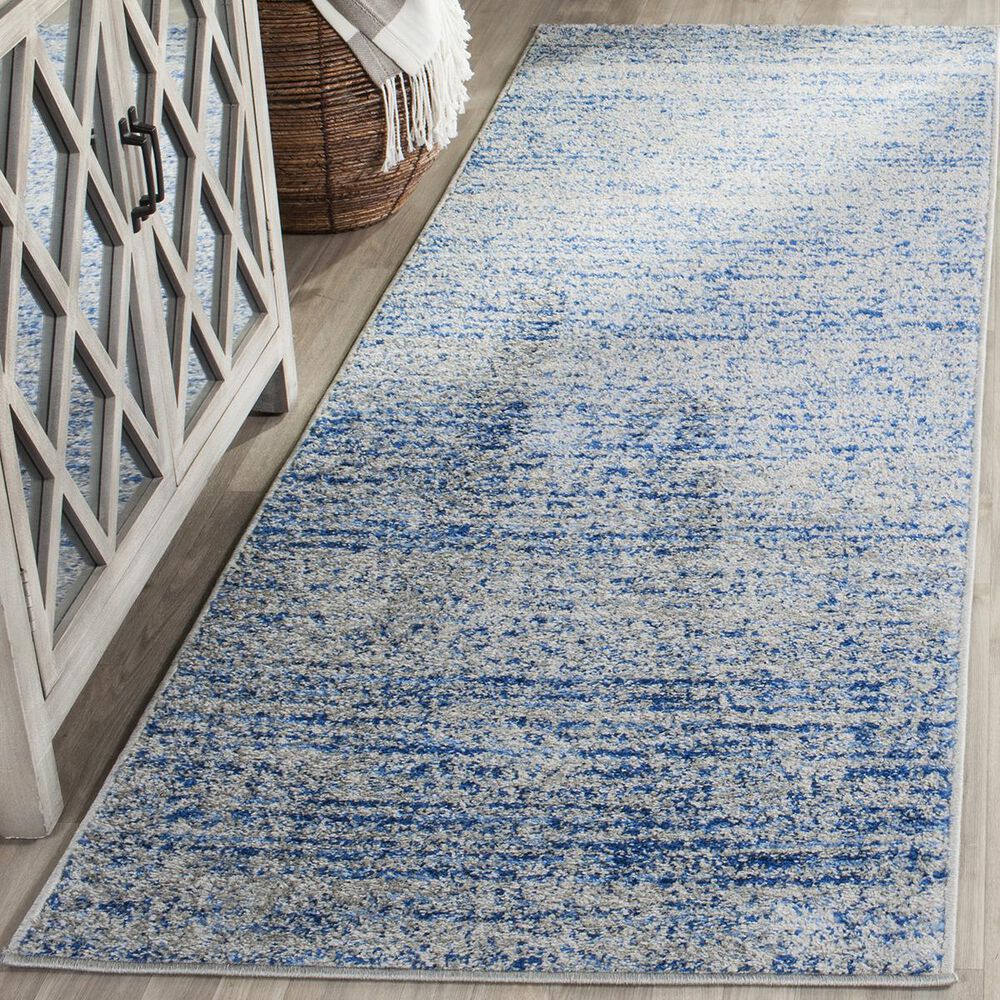 Safavieh Adirondack ADR117D-220 2"6" x 20" Blue/Silver Runner, , large