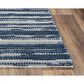RIZZY Capri 7"6" x 9"6" Ivory and Blue Area Rug, , large