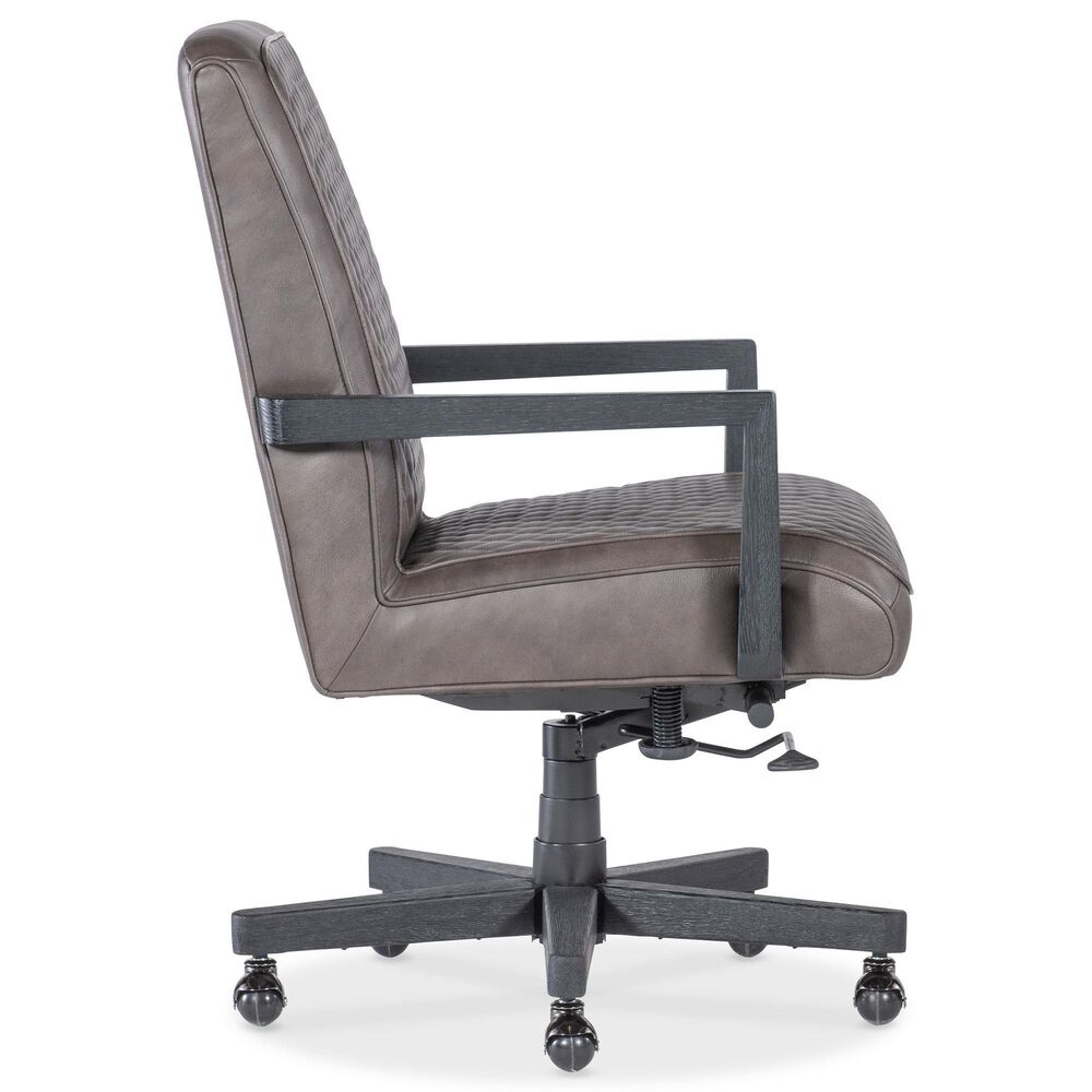 Hooker Furniture Shadow Swivel Tilt Executive Desk Chair in Ankur Dark Brown, , large