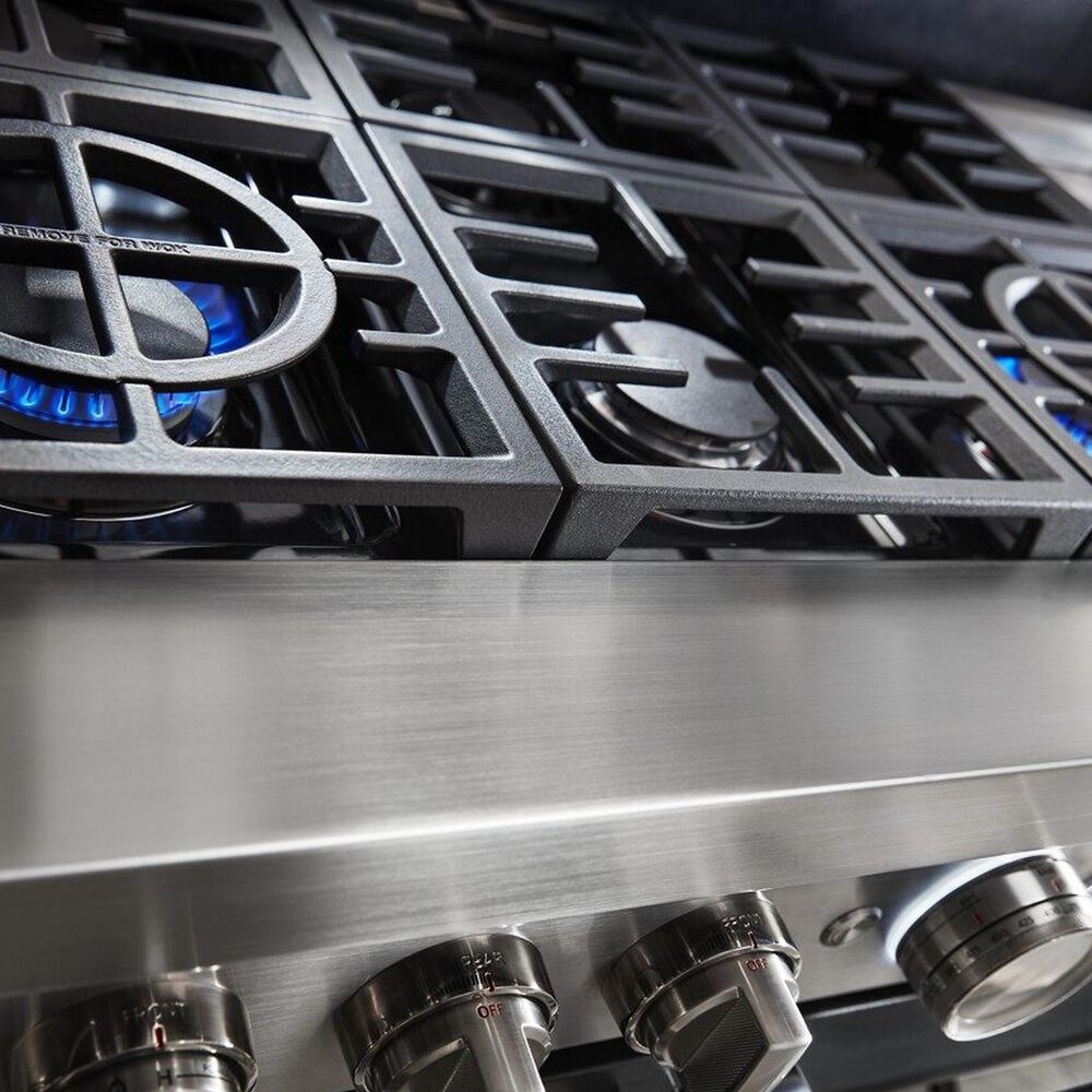 KitchenAid 48&quot; Professional Double Oven Dual Fuel Range in Imperial Black, , large