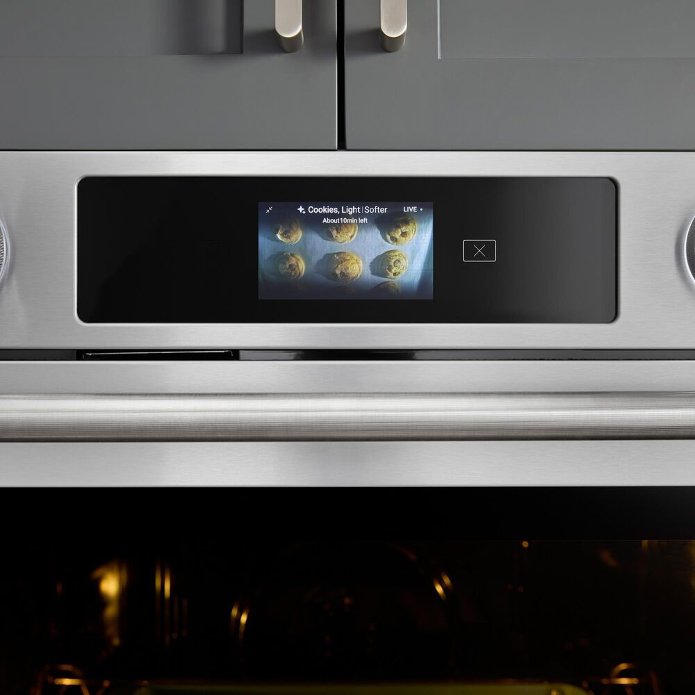KitchenAid 6.4 Cu. Ft. Smart Electric Combo Wall Oven with Intelligent Cooking Camera in PrintShield Stainless Steel, , large