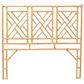 Baxton Studio Karavo King Standalone Headboard in Natural Rattan, , large