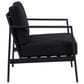 Linon Home Decor Holland Patio Armchair in Black, , large