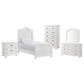 Mayberry Hill Kona 5 Piece Twin Bed Set in White, , large