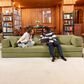 Jaxx Unsofa Stationary Sofa in Moss Green, , large