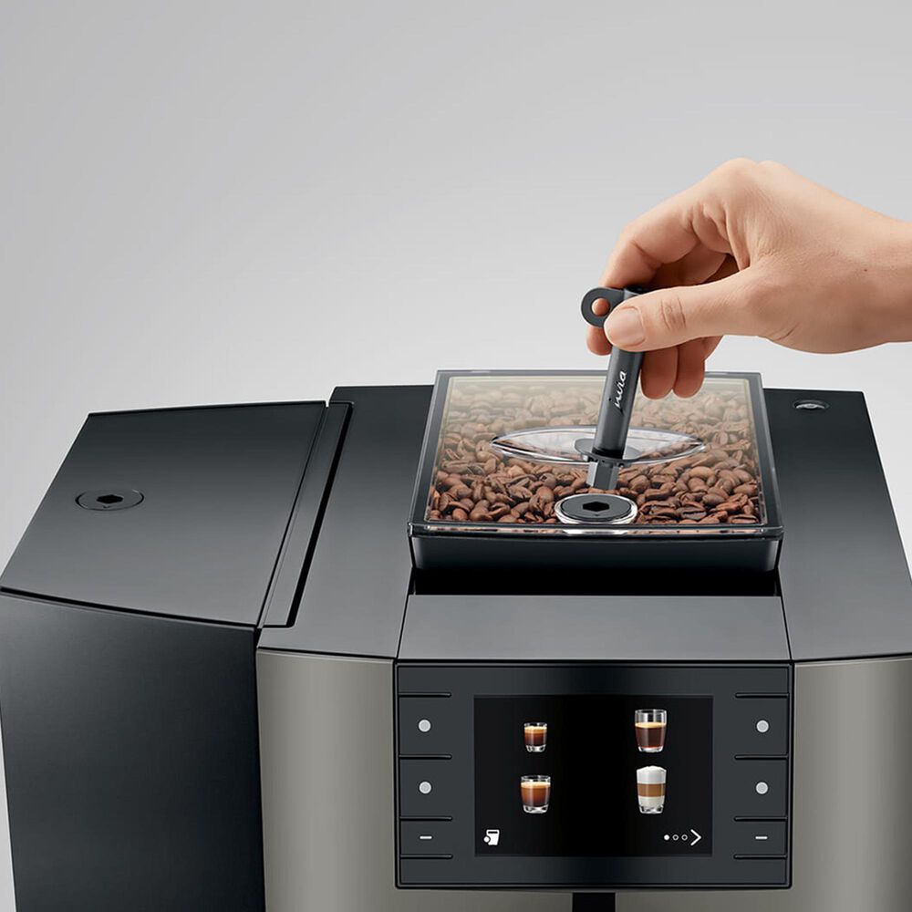 Jura X10 169.1 Oz Automatic Coffee Maker in Dark Inox, , large