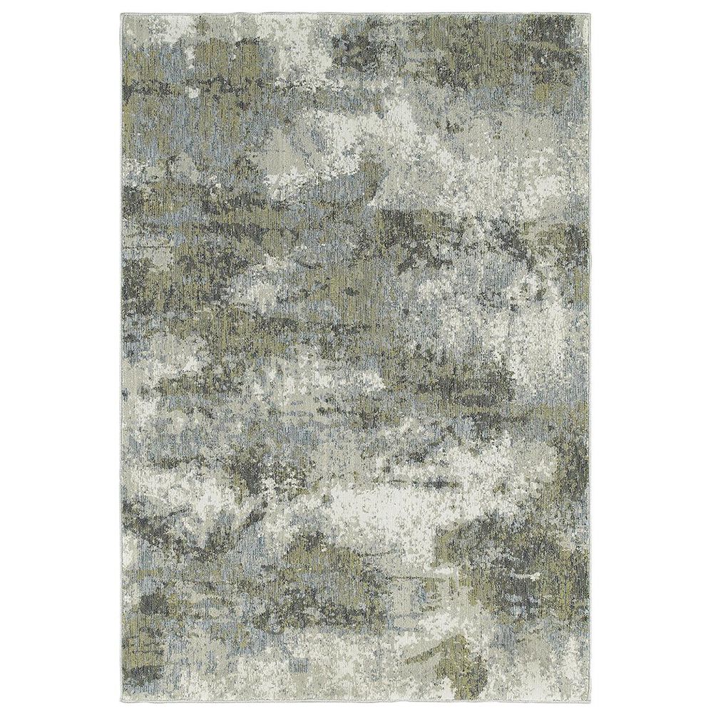 Oriental Weavers Evolution 8039E 1"10" x 3"3" Blue/Green Area Rug, , large