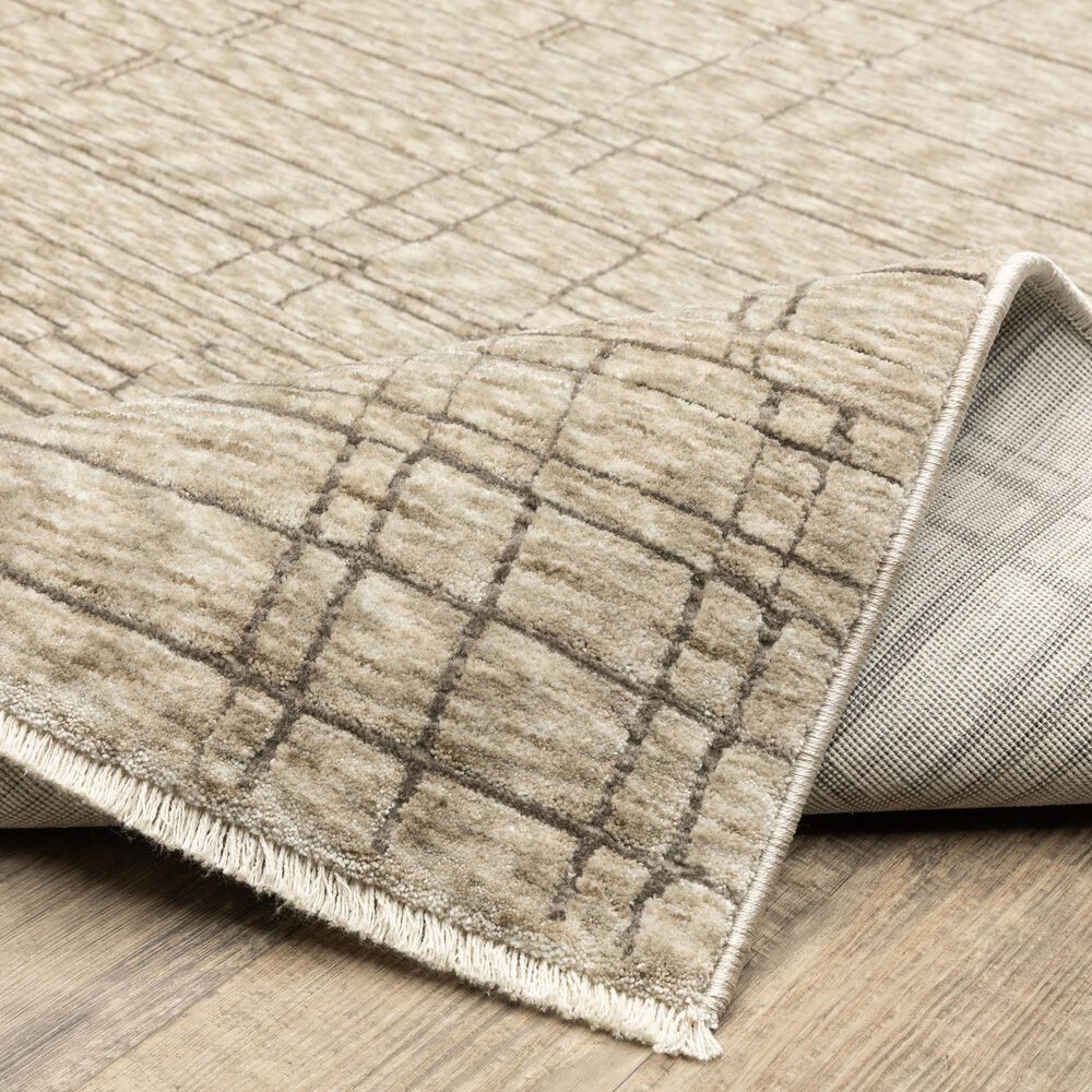 Oriental Weavers Capella Beige and Brown 3&#39;3&quot; x 5&#39; Area Rug, , large