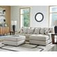 Ashley Laurelgrove Oversized Ottoman in Pebble, , large