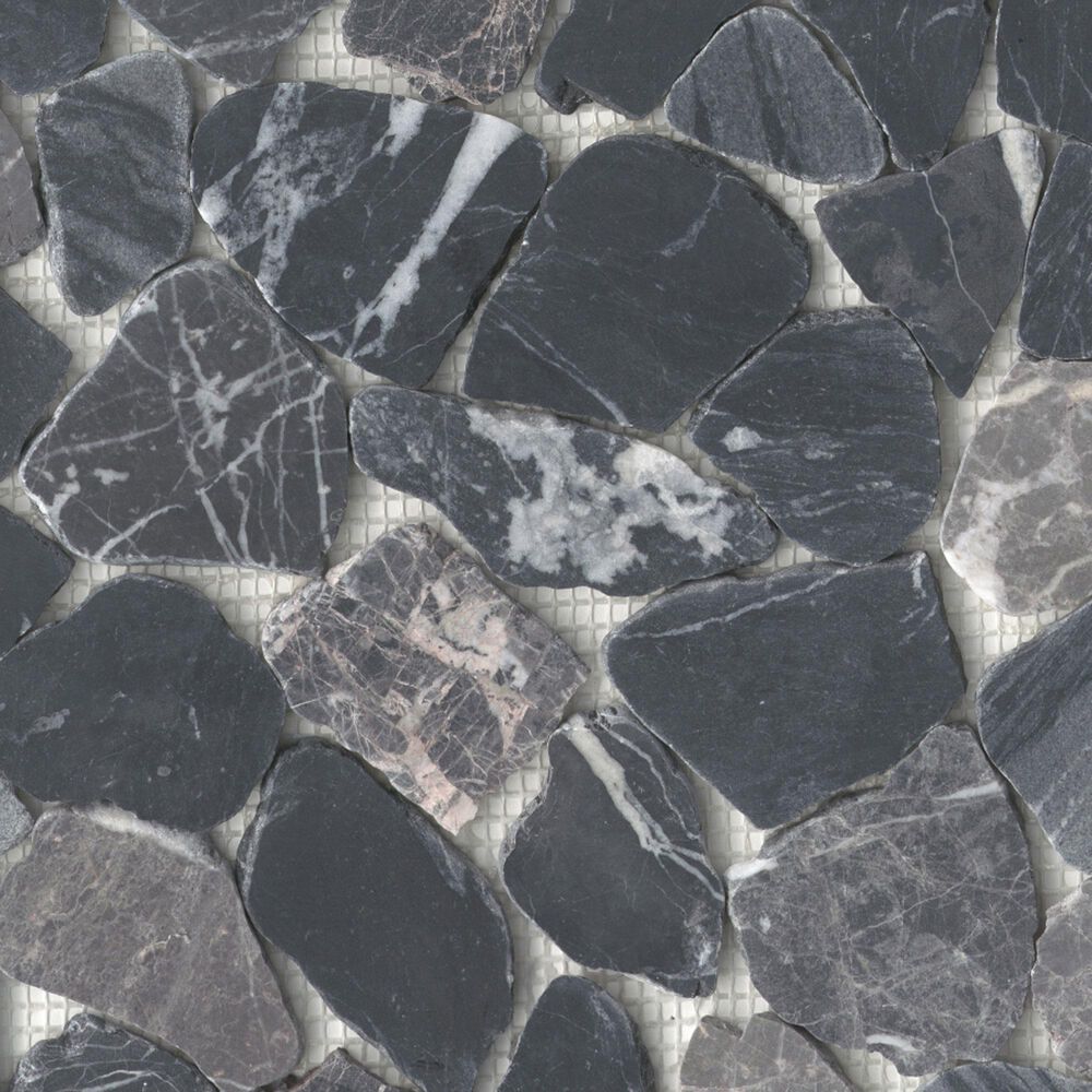 Emser Opuscar Night 12" x 12" Honed Natural Stone Mosaic Sheet, , large