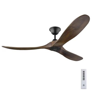 Visual Comfort & Co. Maverick 3-Bladed Ceiling Fan in Black, , large