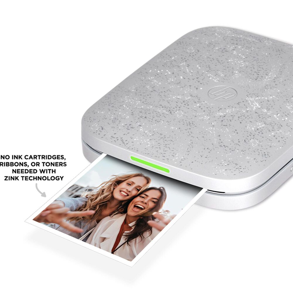 HP Sprocket 3.5&quot; x 4.25&quot; Zink Sticky backed Photo Paper &#40;20 Pack&#41; in White, , large