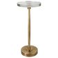 Uttermost Waveney Drink Table in Antique Brass, , large