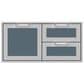 Hestan 42" Double Drawer and Storage in Pacific Fog, , large