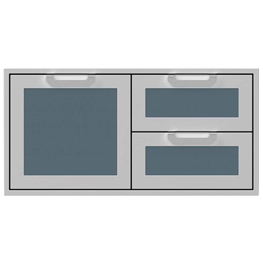 Hestan 42" Double Drawer and Storage in Pacific Fog, , large
