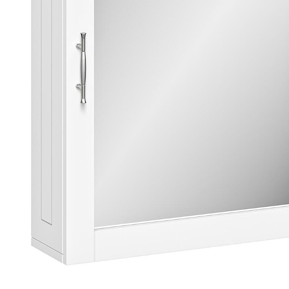 RiverRidge Home Somerset Wall Cabinet with Mirror in White, , large