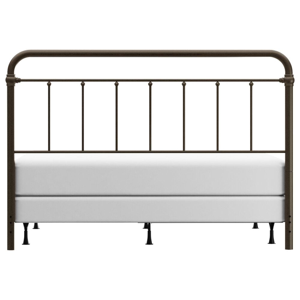 Richlands Furniture Kirkland King Slat Metal Bed in Dark Bronze, , large