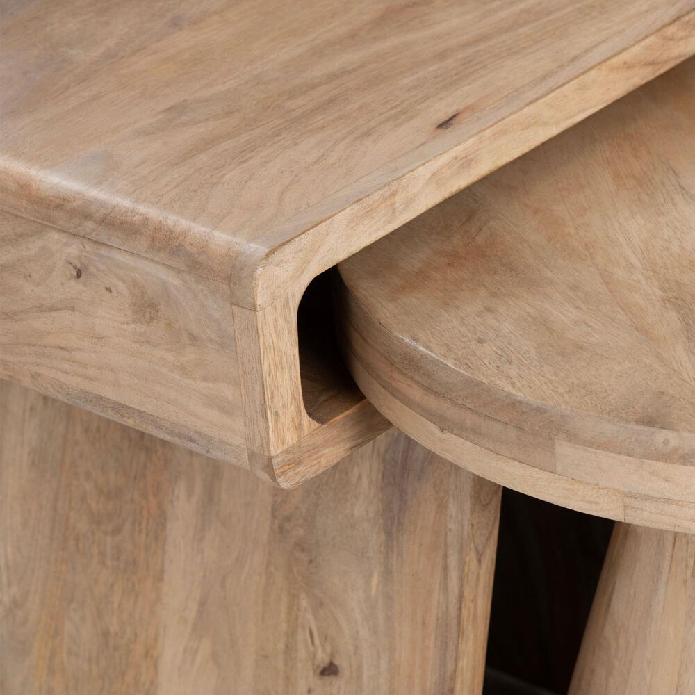 Crestview Collection Keppler Nesting End Tables in Natural &#40;Set of 2&#41;, , large