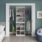 DHP Closet Storage System in White, , large