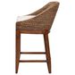 Baxton Studio Jasper Counter Stool in Brown Wash, , large