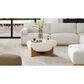 Jennifer Taylor Home Bali Upholstered Cocktail Ottoman in Ivory White, , large