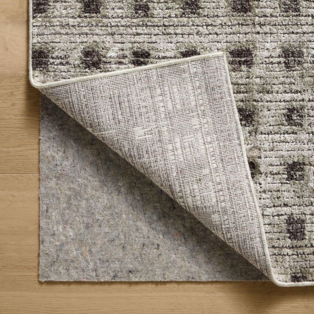 Loloi Bleecker Silver and Charcoal 9&#39;2&quot; x 13&#39; Area Rug, , large