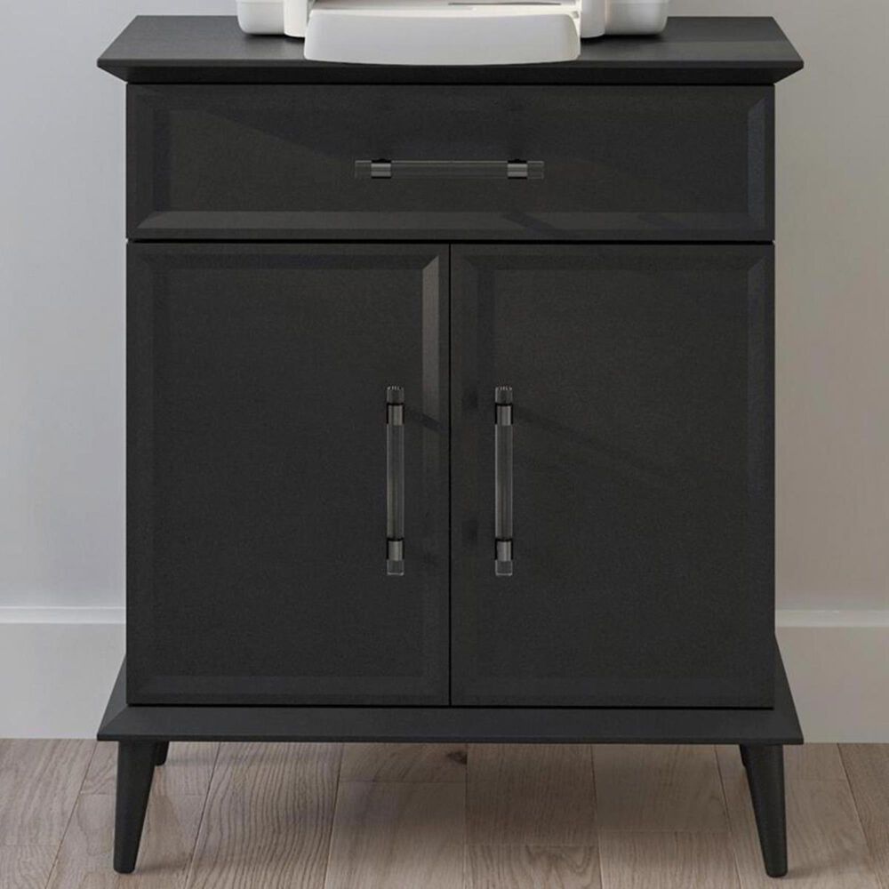 DHP Glenview Storage Cabinet in Matte Black, , large