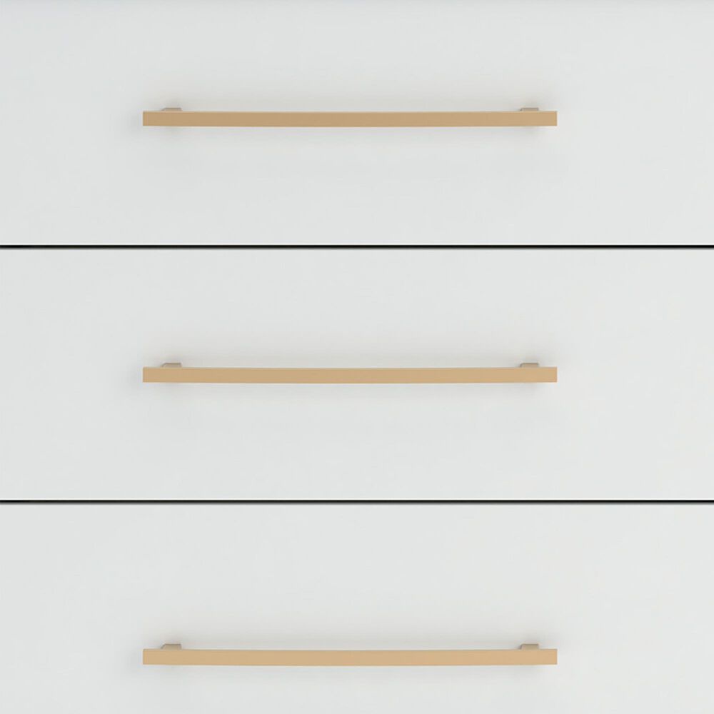 Ashley Kendanport 6-Drawer Dresser in Dark Brown and Matte White, , large